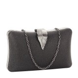 Geanta clutch negru simplu BME-600 05