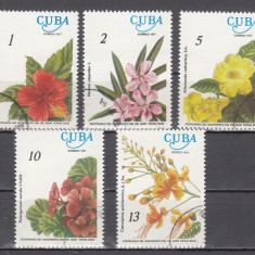 M2 TS6 5 - Timbre foarte vechi - Cuba - flori