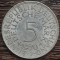 (A877) MONEDA DIN ARGINT GERMANIA - 5 MARK 1970, LIT J, 11,2 GRAME. PURITATE 625