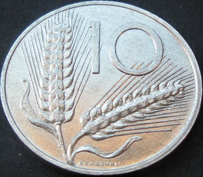 Moneda 10 LIRE - ITALIA, anul 1981 * cod 1785 = A.UNC
