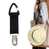 Carlig Palarie Geanta Valiza Negru Metalic 17cm Clema Prindere Universal Accesorii Dama Voiaj