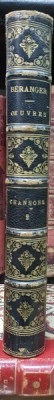 CHANSONS de BERANGER - TOME DEUXIEME, Paris 1869 foto