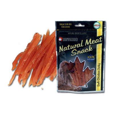 ONTARIO Soft Chicken Jerky chicken slices for dogs - 70g foto