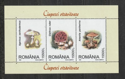 Romania 2003 - #1616A Ciuperci M/S 1v MNH foto