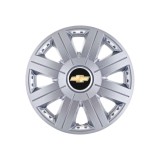 Set 4 capace roti Cosmos cromat R15, pentru gama auto Chevrolet, Autohelix MSA