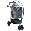 VidaXL Carucior pentru Pisici Pliante Ajustabil Verde 78 x 54 x 101 cm
