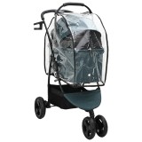 vidaXL Carucior pentru Pisici Pliante Ajustabil Verde 78 x 54 x 101 cm