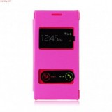 Husa Flip D-View Window Roz LG G3