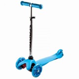 Trotineta Copii cu Roti din Silicon Scooter Albastra