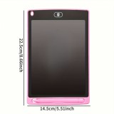 Mini Tableta LCD de scris si desenat pentru copii,buton stergere,diverse culori, 22x14 cm