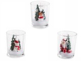 Cumpara ieftin Set 3 candele Craciun &Oslash; 5,5 x 6,5 H
