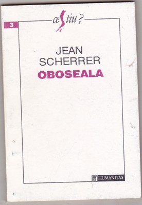 bnk ant Jean Scherrer - Oboseala foto
