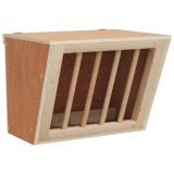 Cumpara ieftin Hranitor pentru fan de iepuri, 25x18,5x20,5 cm, lemn masiv brad