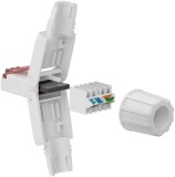 Mufa retea RJ45 8P8C UTP Cat6 conectare fara scule AWG22(0.65mm)-24(0.5mm) Goobay 65942