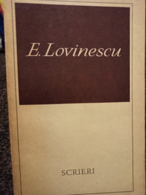 E. Lovinescu - Scrieri, vol. 3 (1970) foto