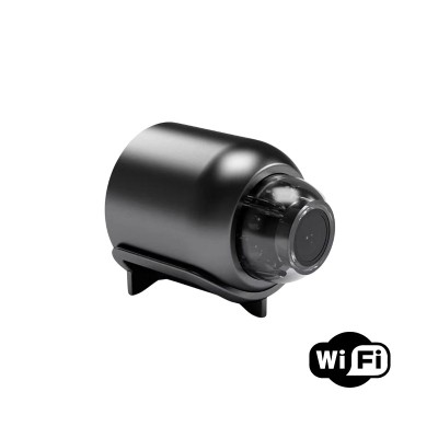 Mini camera WIFI 4K FULL HD, View 160, Control din aplicatie, Senzor miscare, Vizionare pe timp de noapte foto