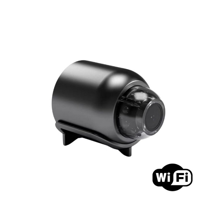 Mini camera WIFI 4K FULL HD, View 160, Control din aplicatie, Senzor miscare, Vizionare pe timp de noapte