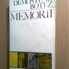 Demostene Botez - Memorii (Editura Minerva, 1970)