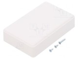 Carcasă Universală ABS Albă 58x90x22mm