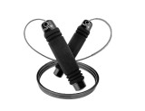 Cumpara ieftin Coarda de sarit FAST36 pentru adulti, neagra - RESIGILAT