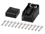 Carcasă neagră pentru conector Quadlock cu 12 pini