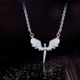 Lantisor Ingeras Din Argint 925 ---Angel Wings -- ARG04D, Argintboutique