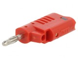 Mufă Banană 4mm Roșie 36A