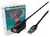 Cablu USB A mufa, USB A soclu, USB 2.0, lungime 10m, {{Culoare izola&amp;#355;ie}}, DIGITUS - DA-73100-1