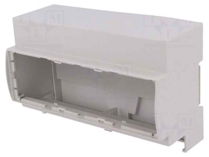 Carcasă șină DIN gri 8 module