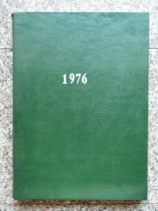 Revistele Tehnium An 1976 Legate Impreuna (12 Reviste) - Colectiv ,555207