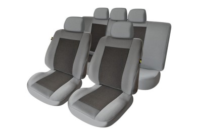 Set Huse Scaun Lux Gri Umb1 68928 44515 foto