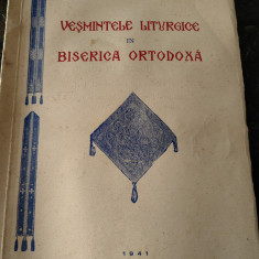 Vesmintele Liturgice in Biserica Ortodoxa, preot Vasile Gregorian, 1941, 208 pag