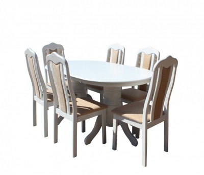 Set RH7017T+6RH558C White,150x90x76 cm foto