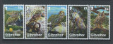 Gibraltar 2020 MNH, nestampilat - Mi. 1975-79 - Bufnite, pasari, fauna