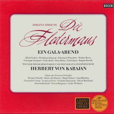 Editie cartonata 3XLP Johann Strauss, Hilde Güden ‎– Die Fledermaus ,,,(EX)