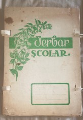 IERBAR SCOLAR/ FABRICA DE CARTOANE SI CONFECTII CLUJ-NAPOCA, STAS din ANUL 1963 foto