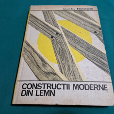 CONSTRUCȚII MODERNE DIN LEMN / DUMITRU MARUSCEAC / 1985 *