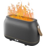 Umidificator de Aer cu efect Flacara si functie Difuzor pentru Aromaterapie si Cromoterapie, USB-C, ABS, 18.1 x 7.2 x 11.4 cm, V