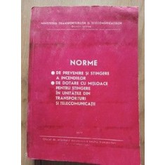 Norme de prevenire si stingere a incendiilor