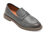 Cumpara ieftin Mocasini IMAGE gri, D380, din piele naturala