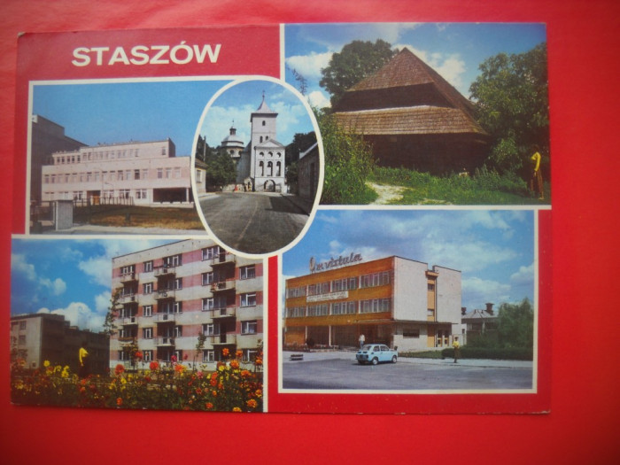 HOPCT 58036 STASZOW POLONIA -STAMPILOGRAFIE -CIRCULATA