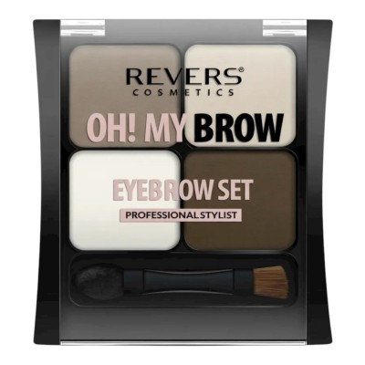 Kit fard de sprancene cu 4 culori, Professional Stylist, Revers, Nr.4 foto