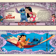 !!! SUA = FANTASY NOTE (TJ6) = DESENE ANIMATE : LILO & STITCH - 2022 - UNC