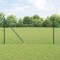&Icirc;ngrădire cu st&acirc;lpi Verde 1 x 50 m Oțel