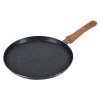 Tigaie universala BURRAQ, neaderenta, maner efect lemn, 26cm