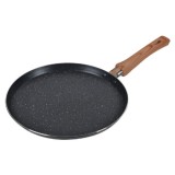 Tigaie universala BURRAQ, neaderenta, maner efect lemn, 26cm