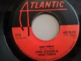 April Stevens &amp; Nino Tempo &ndash; Deep Purple/...(1967/Atlantic/RFG) -VINIL/&quot;7 Single