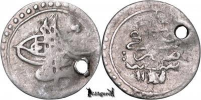 1780 (1187AH 8), AR Para - Abdul-Hamid I - Misr - Imperiul Otoman foto