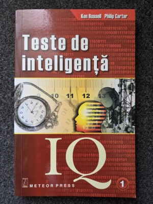 TESTE DE INTELIGENTA - Carter, Russell 2008 foto