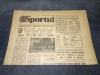 ZIARUL SPORTUL 6 NOIEMBRIE 1982 TRAGERE LA SORTI CRAIOVA BORDEAUX